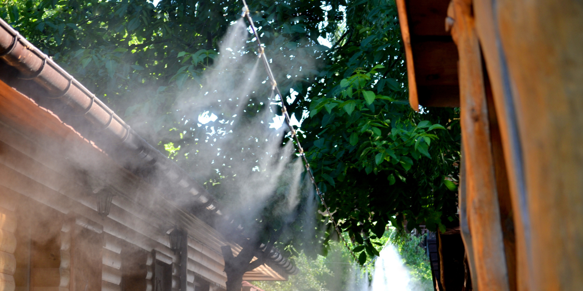 nebulizador de agua para terrazas